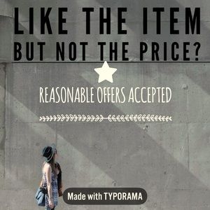 All reasonable offers gratefully considered